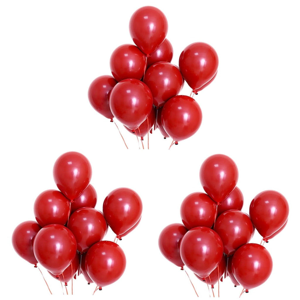 FESTFENDS Decorative Latex Balloons Red 150Pack 9.8x9.8in
