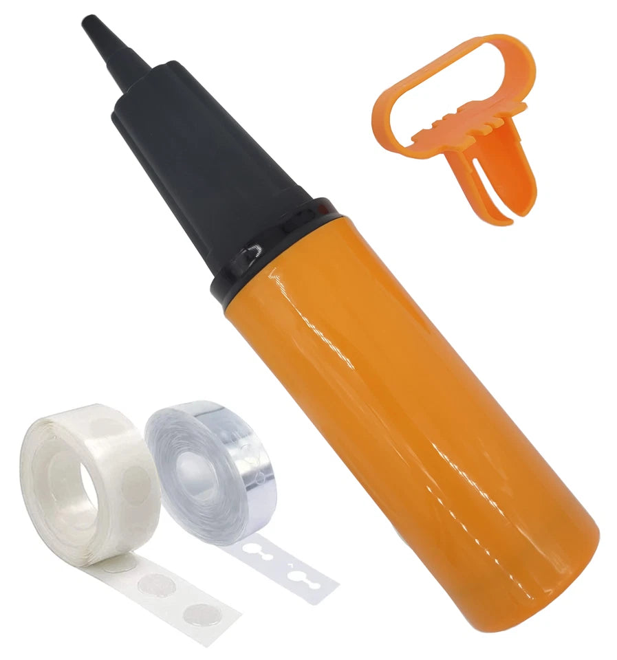 3 Balloon Pump Handheld, Manual Inflator Air Pump 2 Way Dual Action New Version