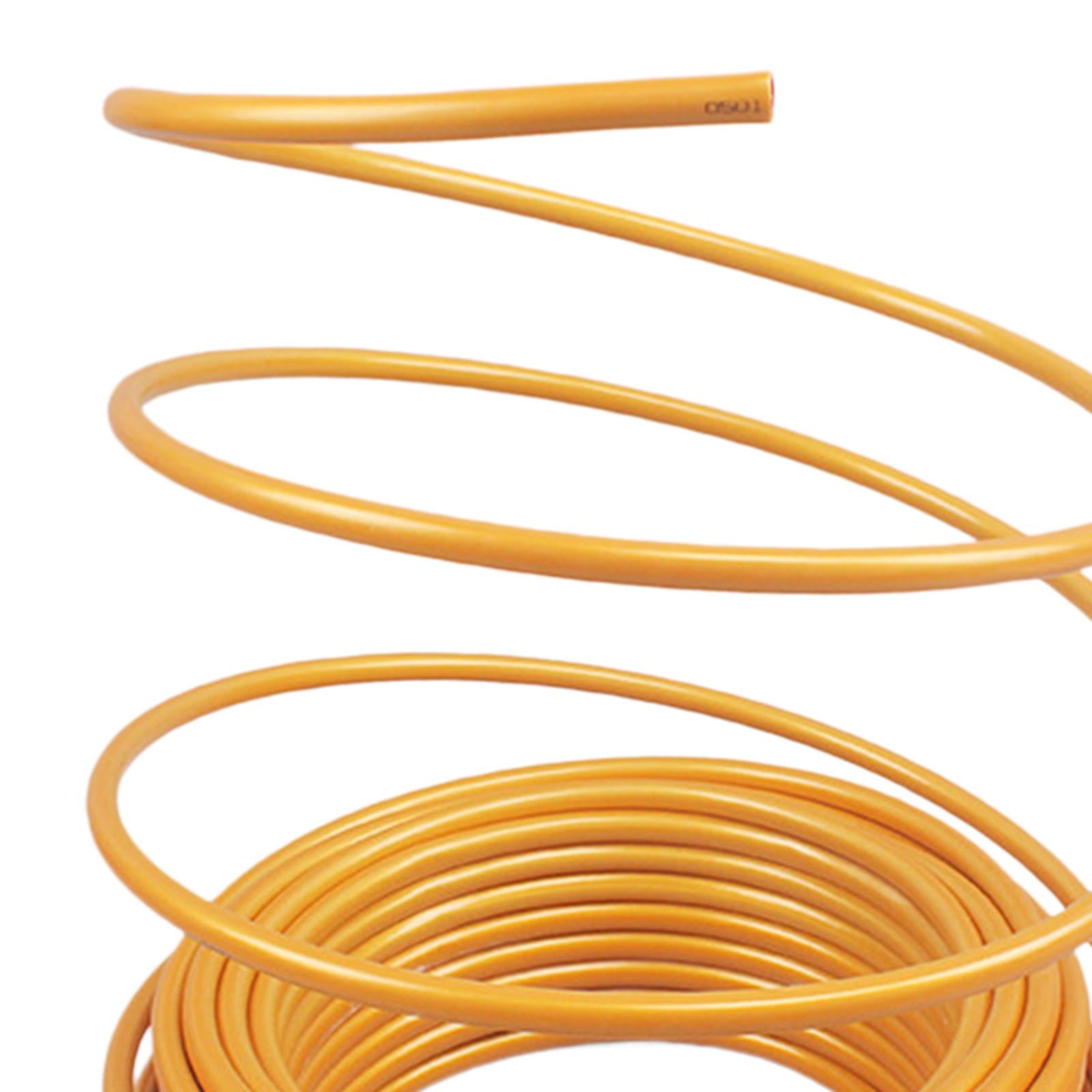 HILABEE PVC Modelling Tube Party Decor Tube Balloon Tube Decorative Prop Tube Multiuse for Wedding Ceremony Birthday Party Decoration Gold 10m