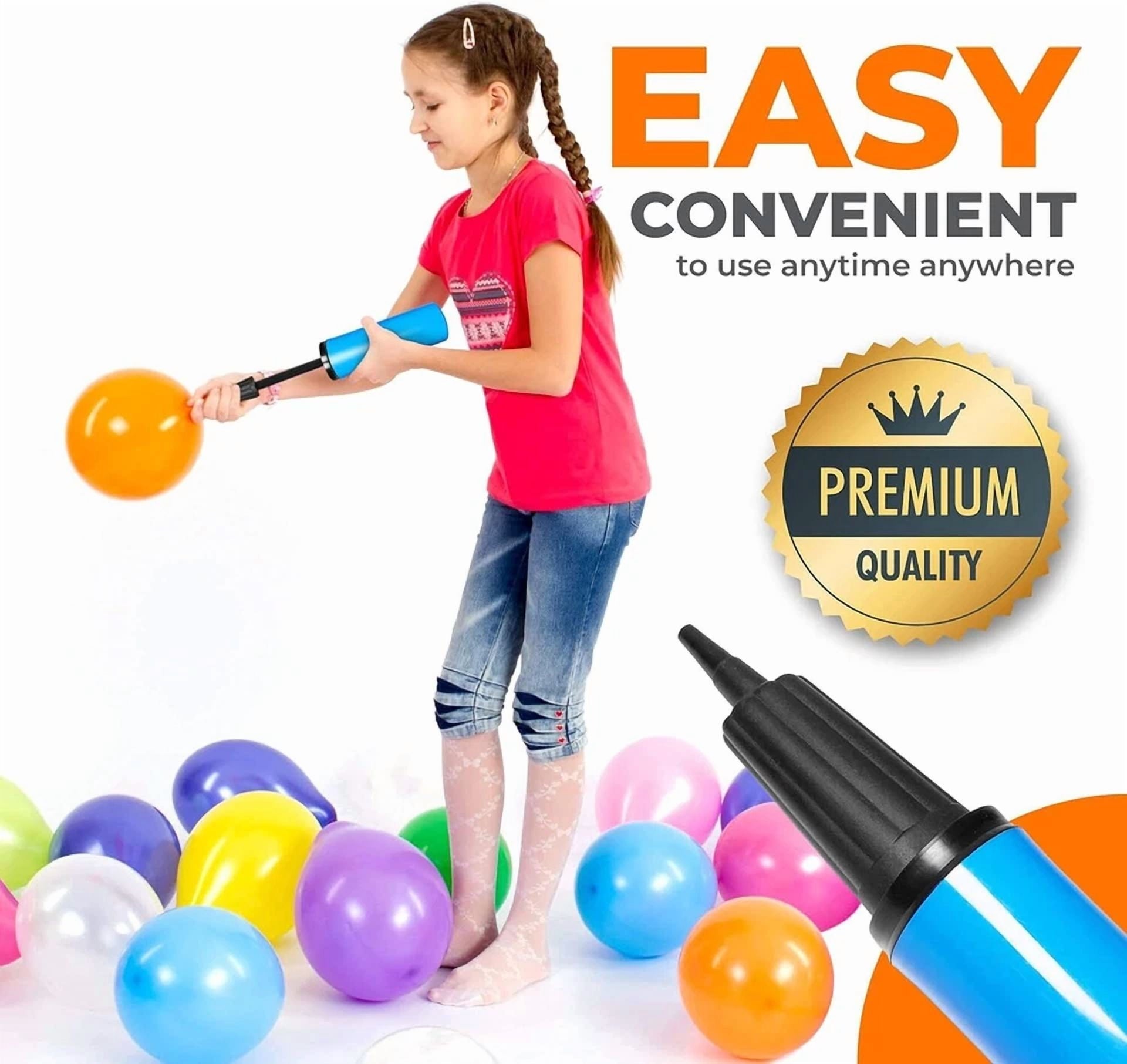 Mini Hand Air Portable Balloon Pump For Pool Floats, Party Garlands, Exercise