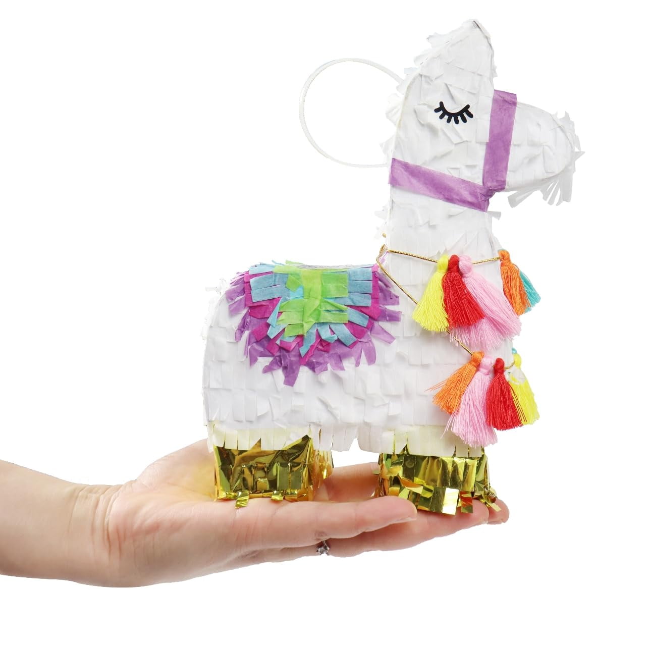 GIFTEXPRESS 6 Pack Mini Llama Pinatas for Birthday Party, Fiesta and Cinco De Mayo Decoration Pinata