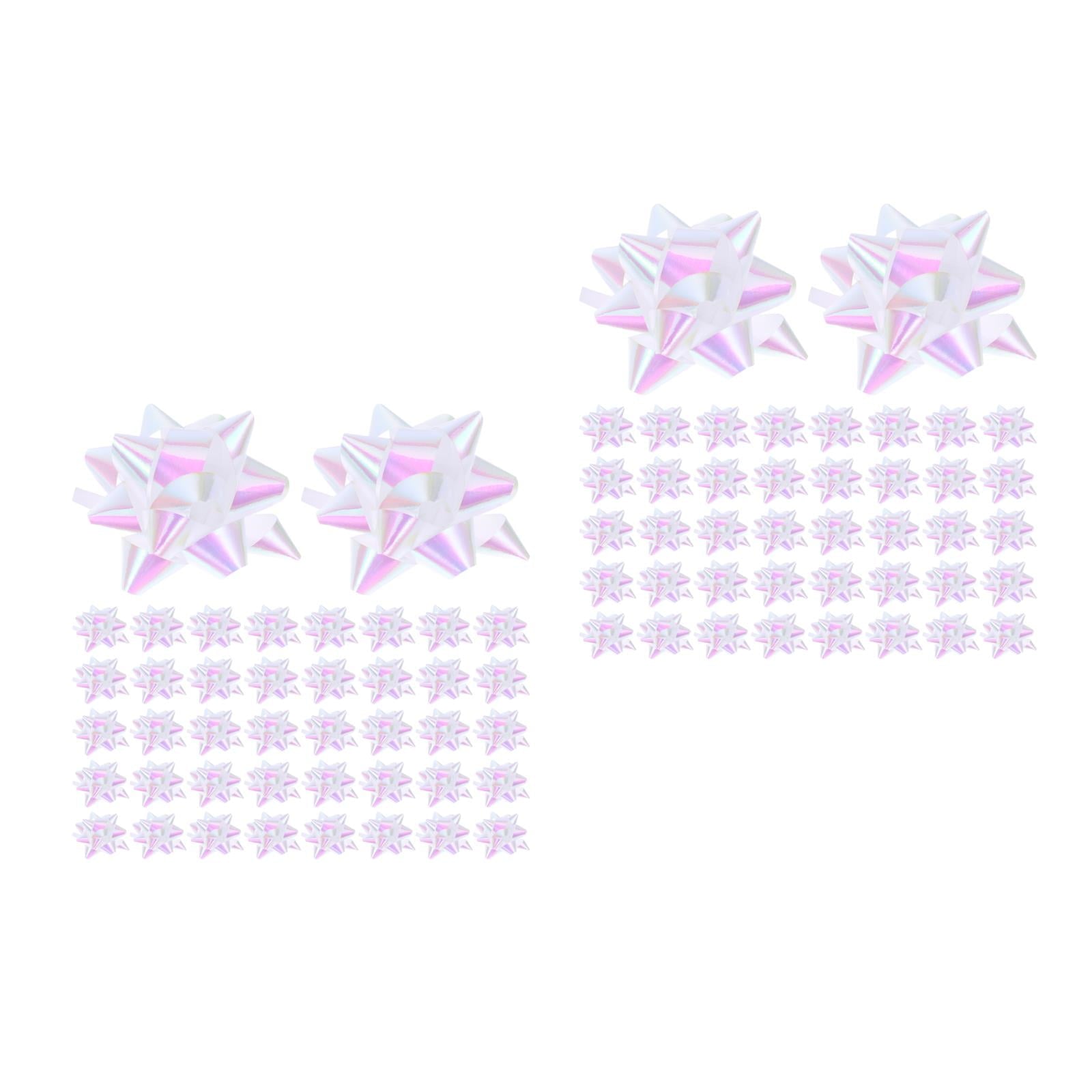 Worgeous 200 pcs  Elegant Star Pull Bows For Wedding Car Decorations Present Wrapping Decor  Present Wrapping Ribbon Curling Ribbons Present Decoration Ribbon Flower