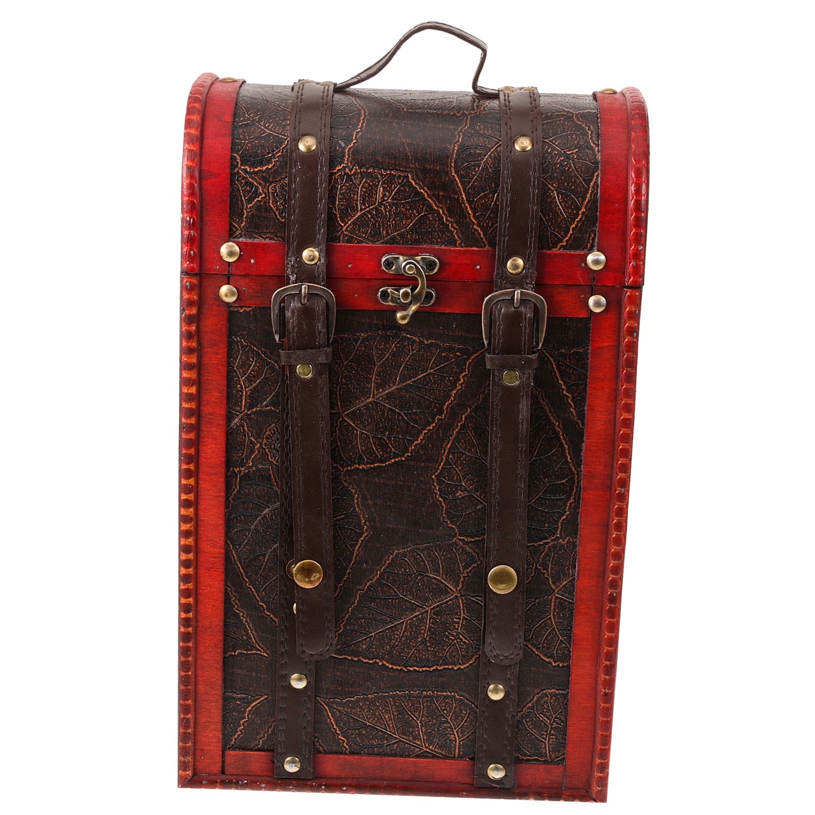 Synthetic Wine Gift Box for Storage Use Multi Color Portable with Strong Bearing Capacity 2 Bottles