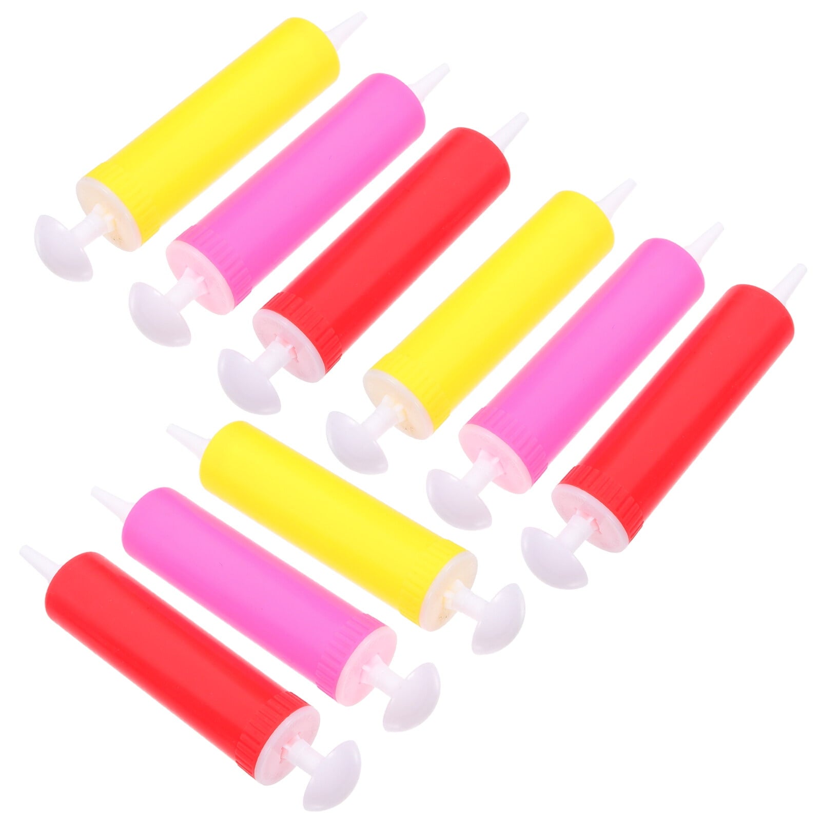 Set of 4 Manual Air Pump Birthday Party Accessories Exercise Ball Hand Pumps