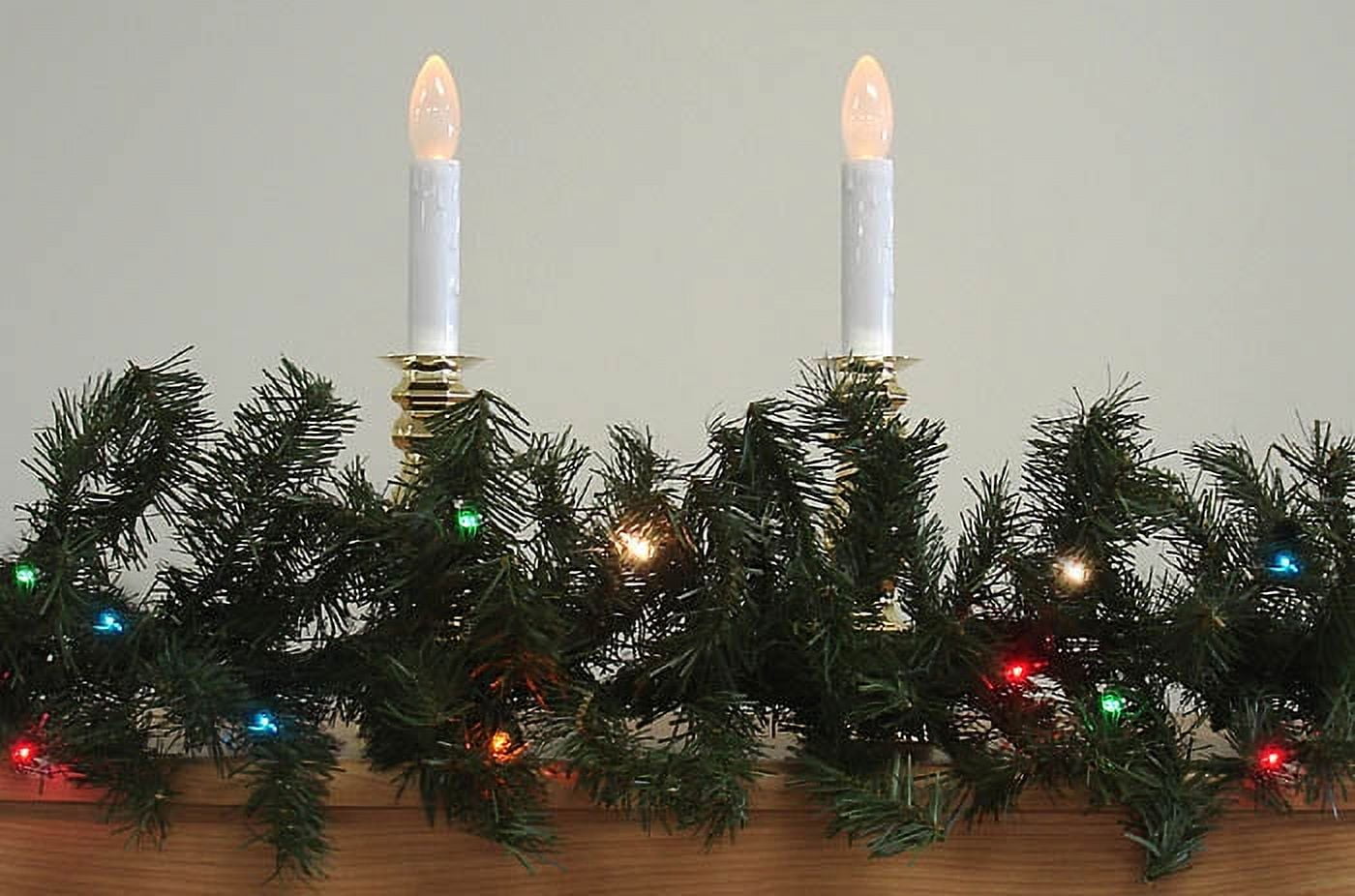 Northlight 9' x 8" Prelit Canadian Pine Artificial Christmas Garland - Multi Lights