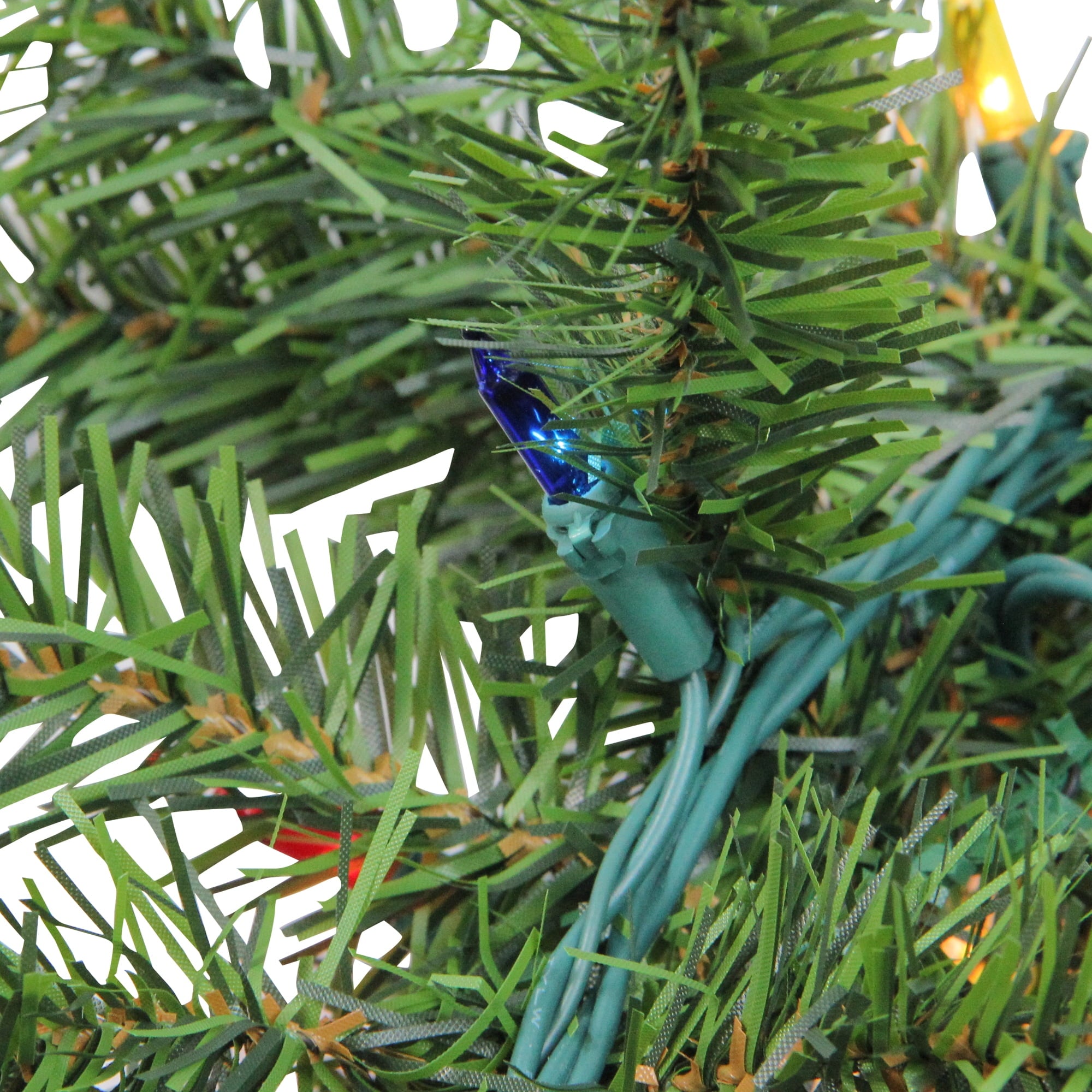Northlight 9' x 8" Prelit Canadian Pine Artificial Christmas Garland - Multi Lights