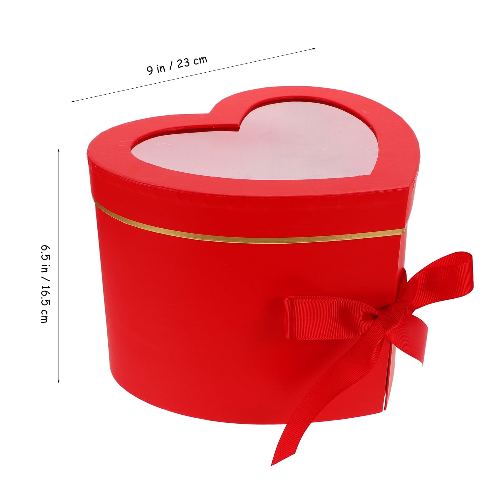 Heart Shaped Box Filler Favor Trinket Gift Boxes Clothing for Gifts Shirt Presents Red
