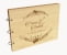 Darling Souvenir Personalized Engraved Laser Cut Wedding Guest Book Wooden Cover Sign-in Book Registry Guestbook Scrapbook-NB