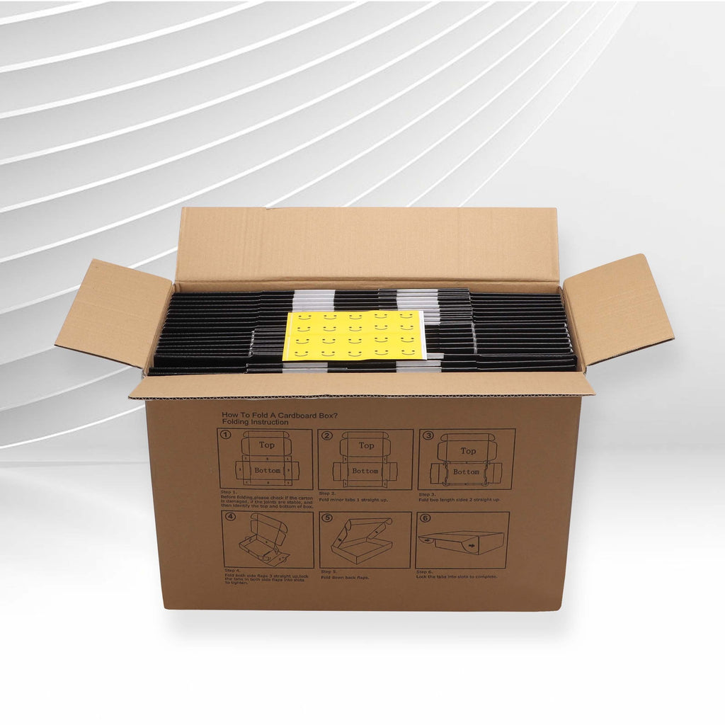 12x9x3 Shipping Boxes, 20 Packs Gift Boxes for Shipping Business Party, Black