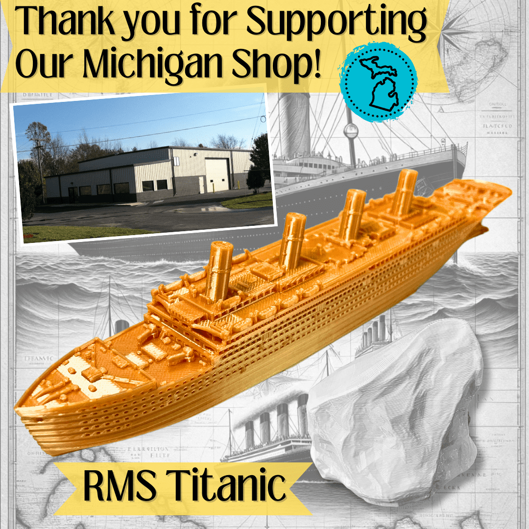 GoldenTanic Titanic Bath Boat And Pool Toy By TitanicToyCo, RMS Titanic Toys For Kids, Historically Accurate Titanic Toy, Titanic Ship, Titanic Cake Topper, Titanic Figurine