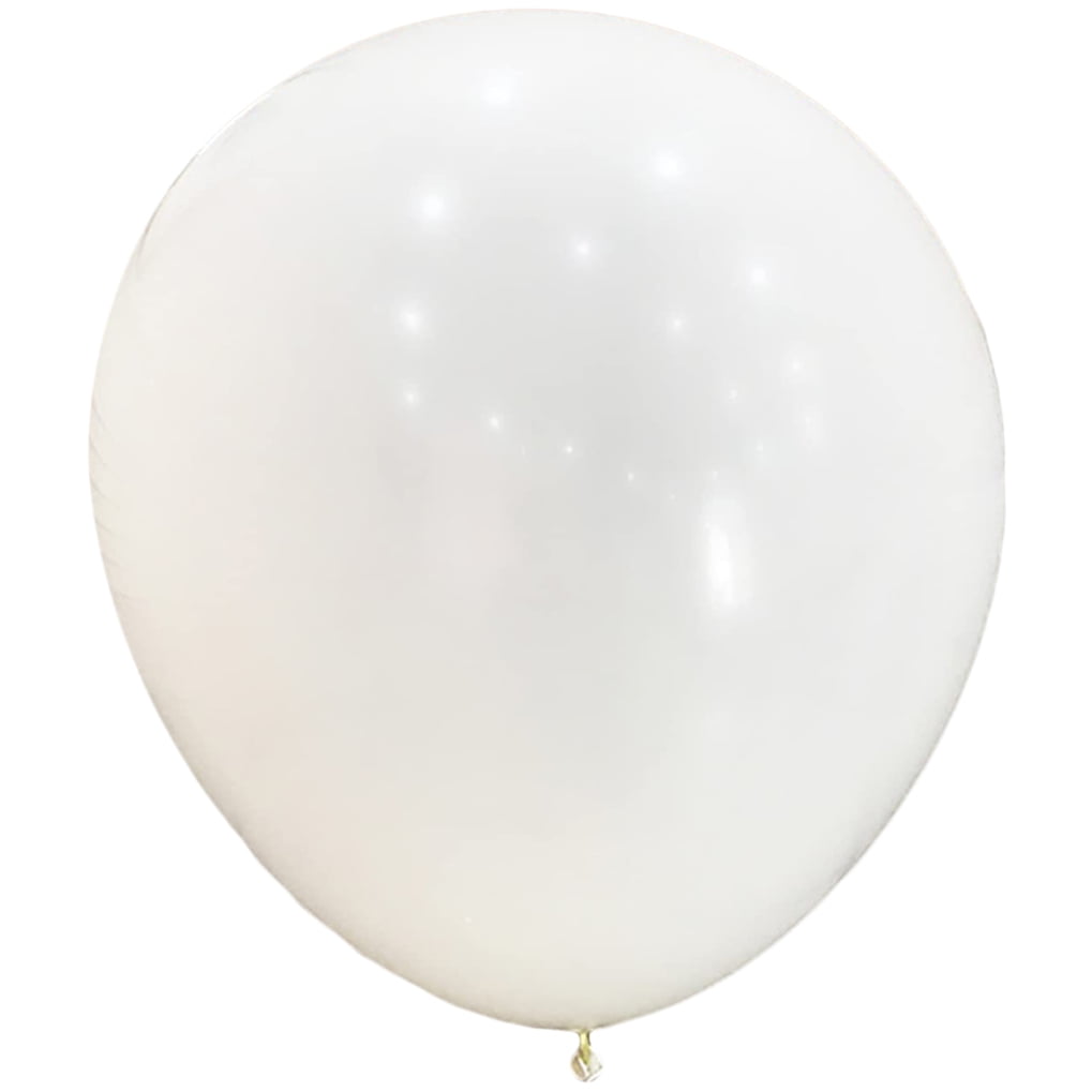 HEMOTON  Large Round Balloon Latex Big Balloons for Decoration Baby White