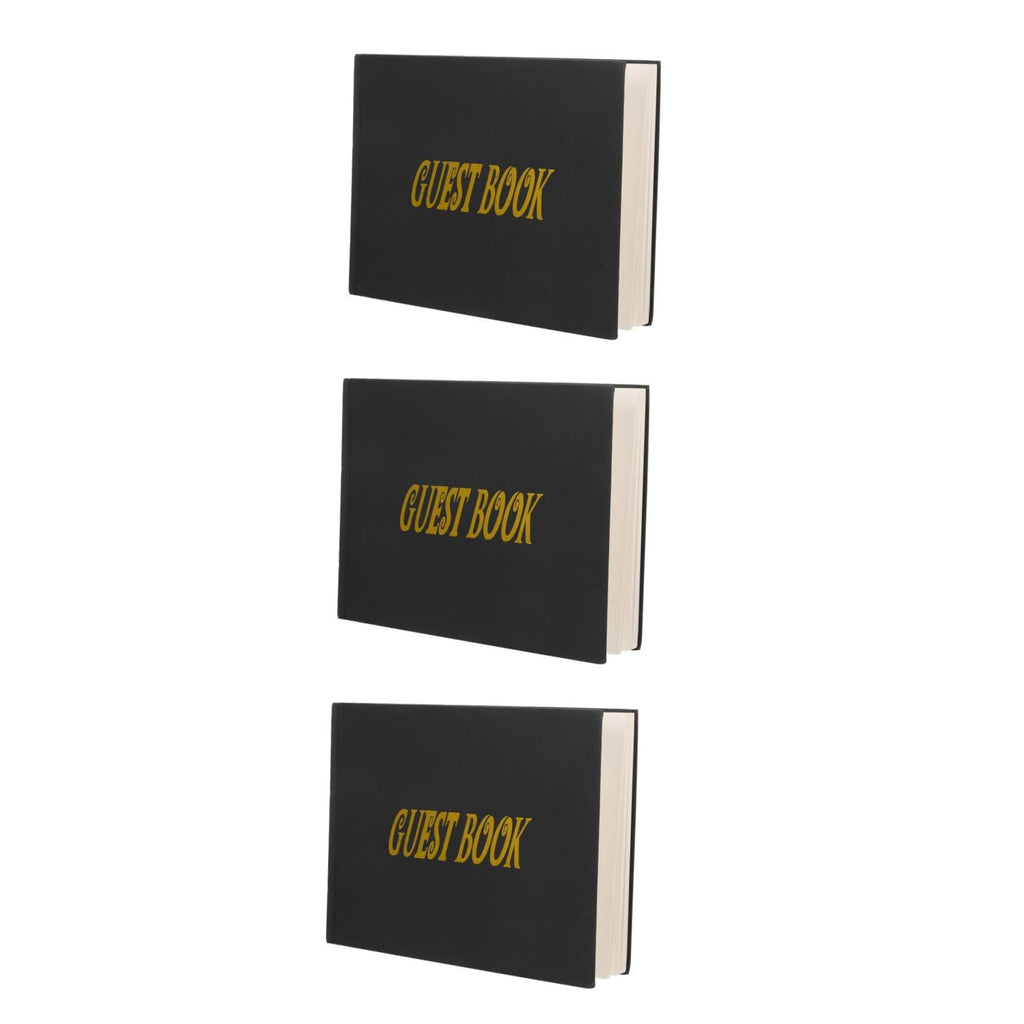 Masteelf 3pcs Signature Board Guest Book Funeral Guest Book Funeral Sign In Book For Guest Signature Board Guest Book Birthday Guest Book For Party
