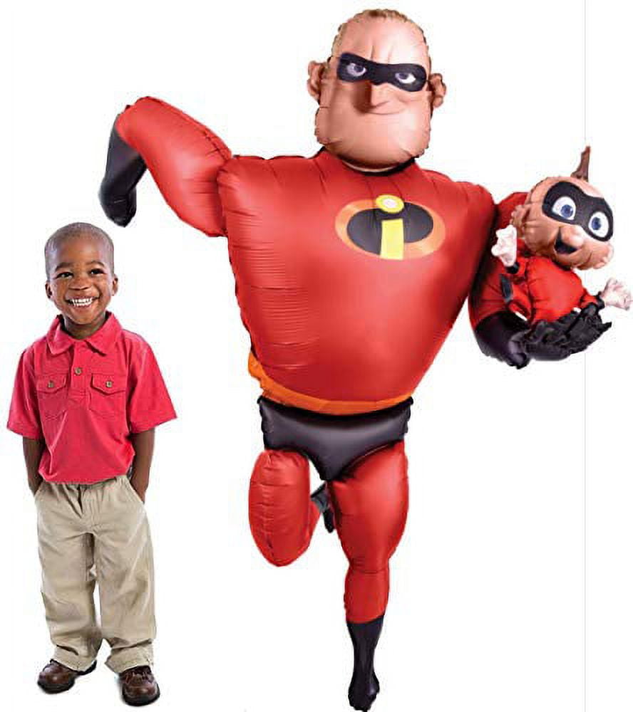 The Incredibles Party Supplies Mr Incredible Airwalker Birthday Balloon Bouquet Decorations