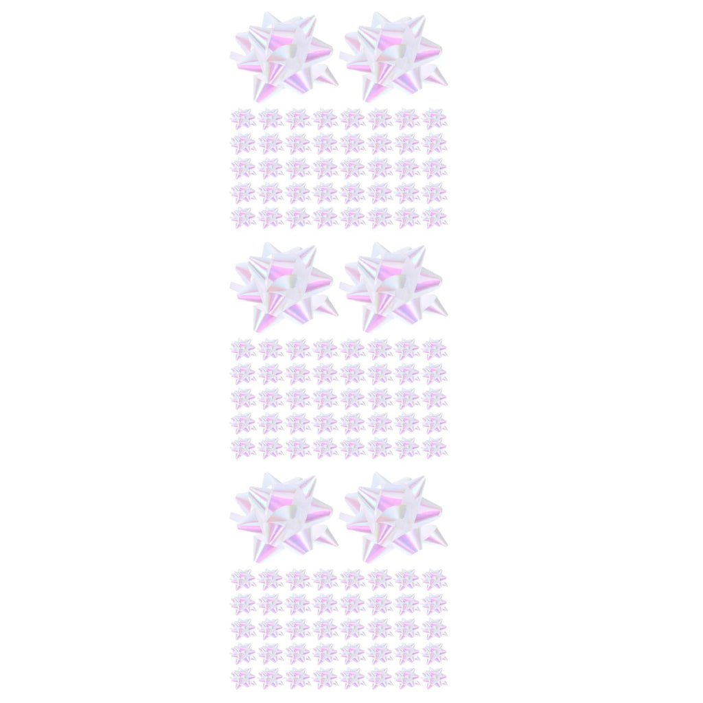 Hemoton 300 pcs  Star Pull Bows For Wedding Present Wrapping Accessory Decorative Ribbon Party Decorations  Curling Ribbons Present Bows Present Wrapping Bows Festival Present Bows Present Box Bows
