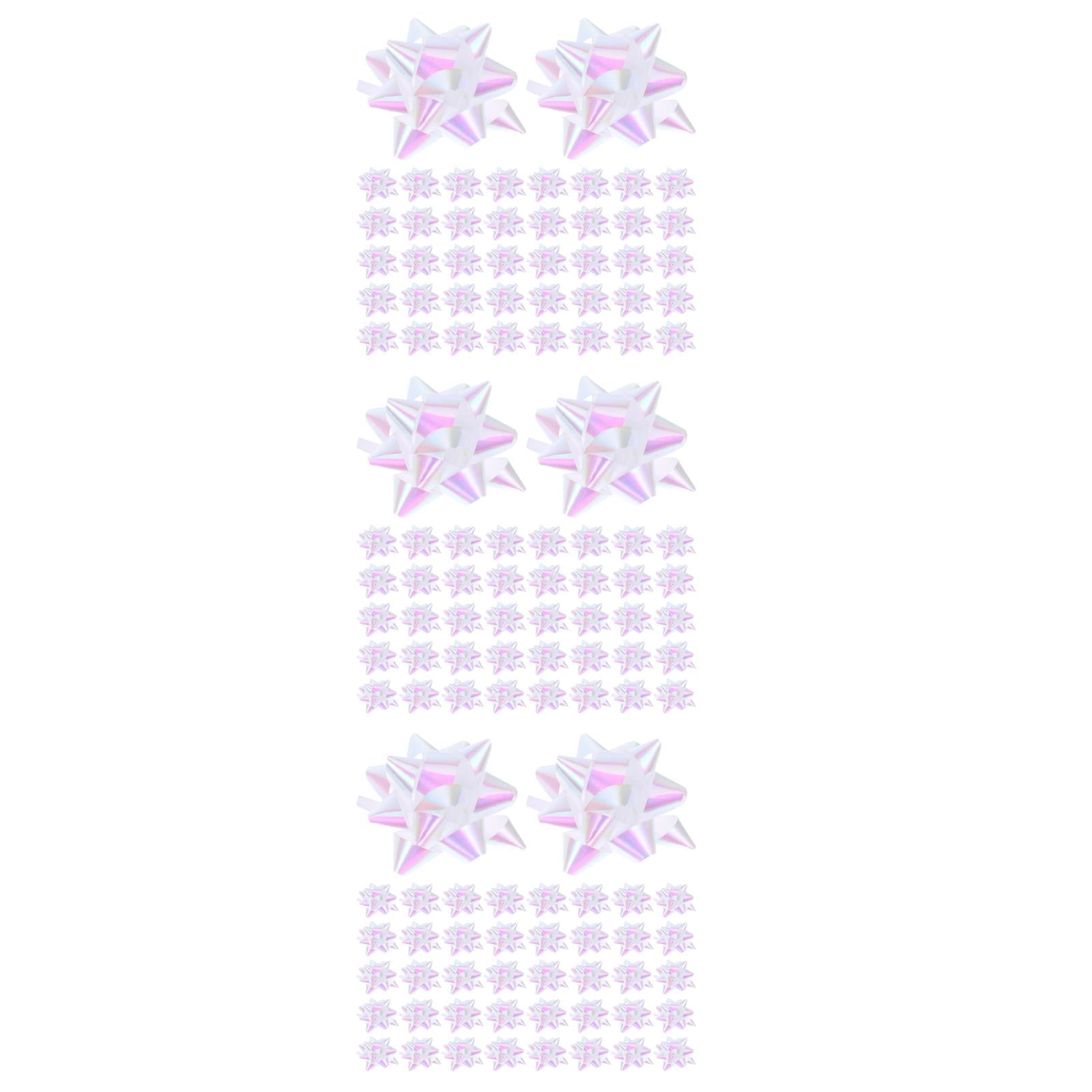 Hemoton 300 pcs  Star Pull Bows For Wedding Present Wrapping Accessory Decorative Ribbon Party Decorations  Curling Ribbons Present Bows Present Wrapping Bows Festival Present Bows Present Box Bows