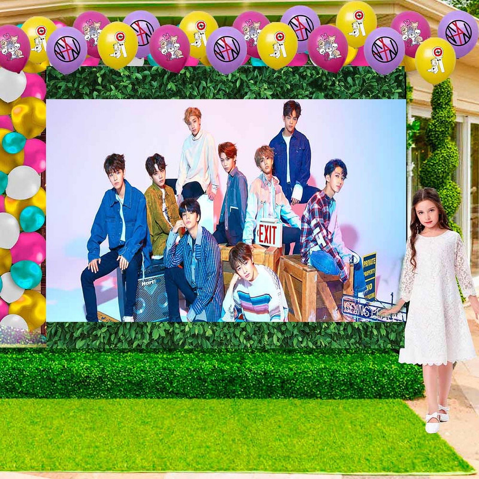 Stray Kids Party Supplies Plates Decorations Birthday Cake Topper Banner Decor Backdrop Balloons