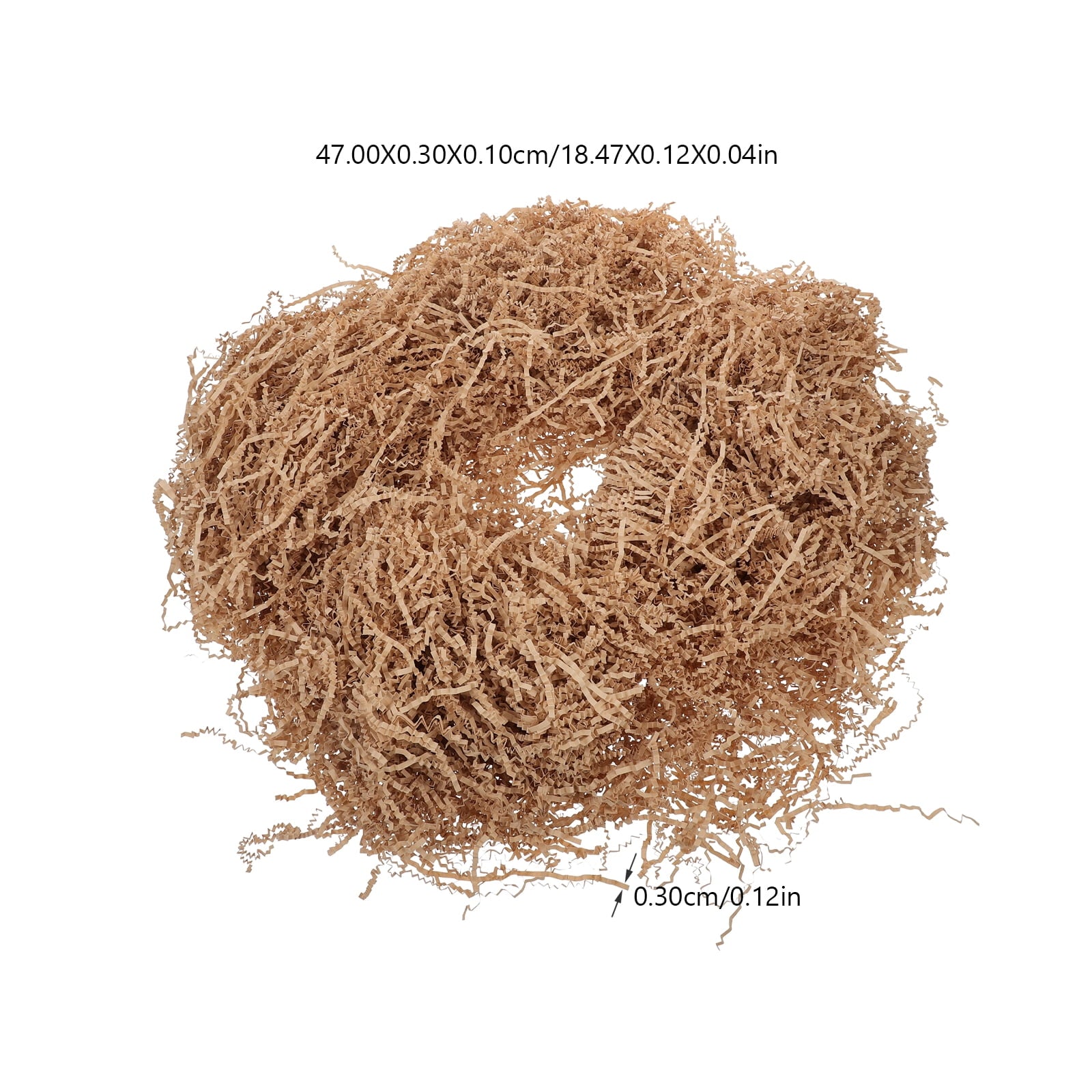 Worgeous  Gift Box Filling Paper Canister Lid Jar Clamp Basket Baskets Khaki