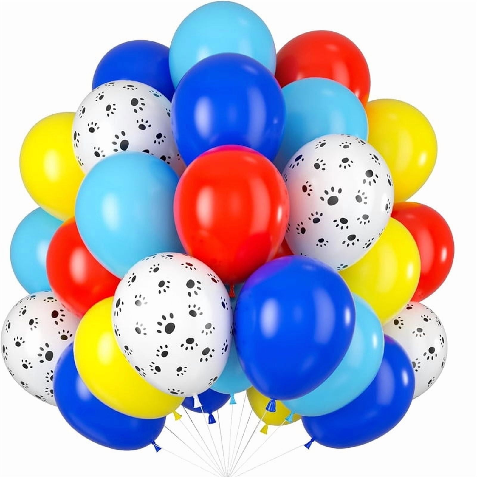 60pcs 12-Inch Assorted Latex Balloons Set – 18 Color Themes for Birthday, Wedding, Graduation, Holiday, Mermaid, Halloween, Baby Shower, Party & Event Decorations, Air or Helium Compatible