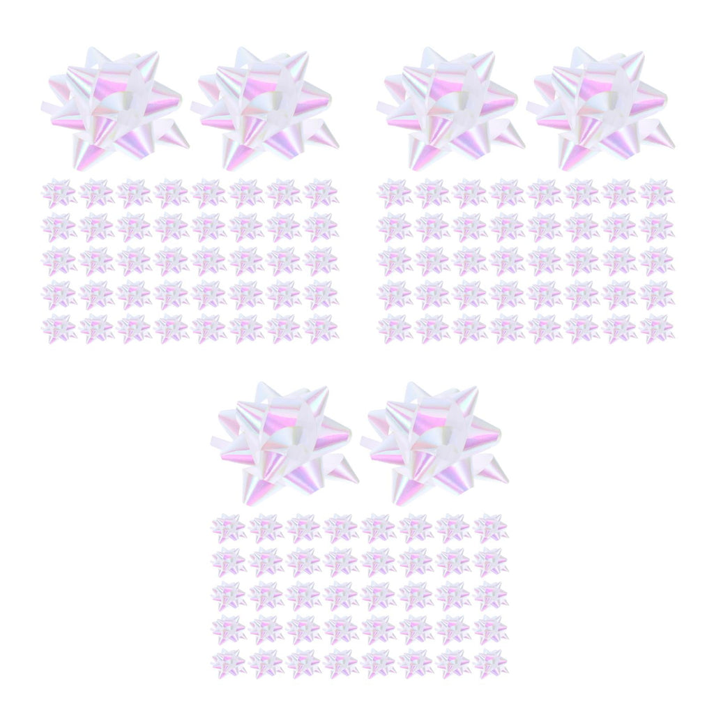 Hemoton 300 pcs  Star Pull Bows For Wedding Present Wrapping Accessory Decorative Ribbon Party Decorations  Curling Ribbons Present Bows Present Wrapping Bows Festival Present Bows Present Box Bows