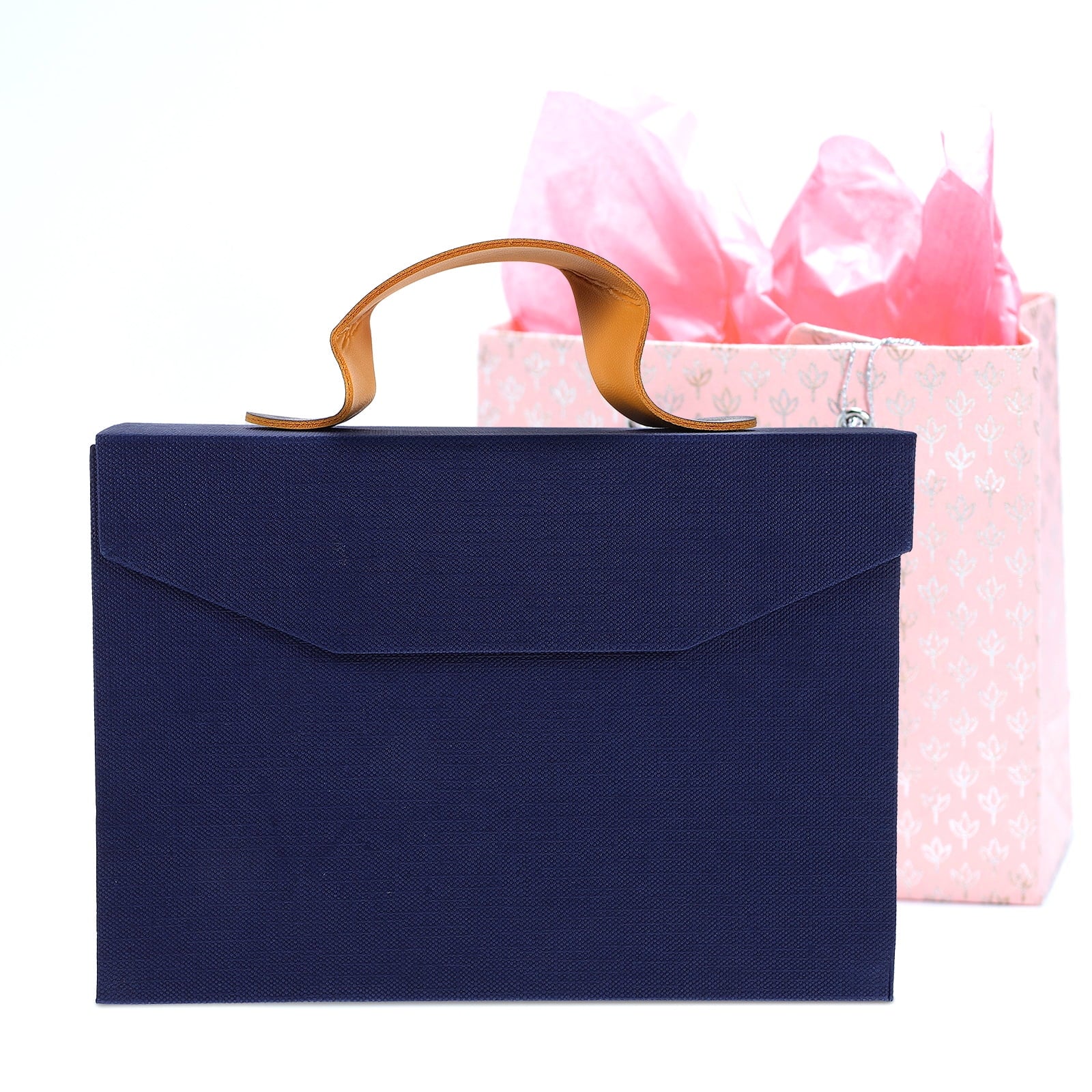 WORGEOUS 5pcs Gift Box Gift Packing Case Birthday Gift Wrapping Box Portable Handle Gift Box