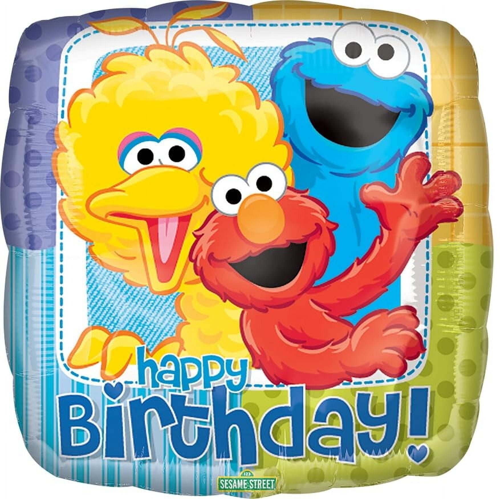 Sesame Street Elmo and Cookie Monster Birthday Party Supplies Balloon Bouquet Decorations