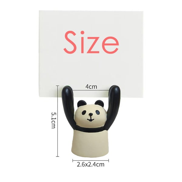 Failure Hiding Location Box Memo Holder Cartoon Animal Panda Stand Decoration