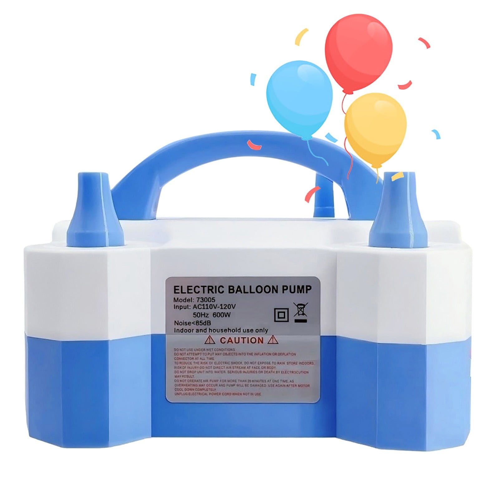 Electrical Balloon Inflator Binding Tool Portable Double Nozzle Electrical Blower Inflator Suitable For Party And Birthday Decoration