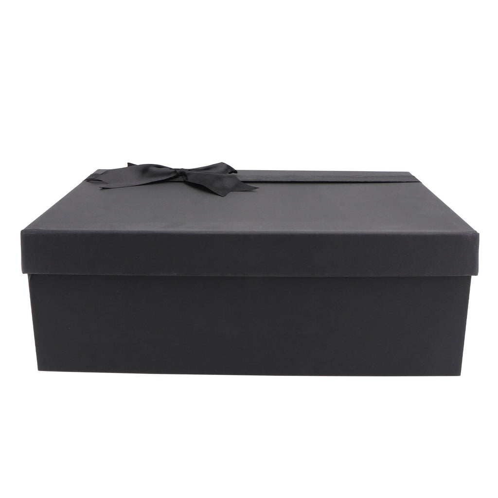Masteelf 3 pcs Bow-tie Gift Box Present Storage Box Decorative Gift Container (Black)