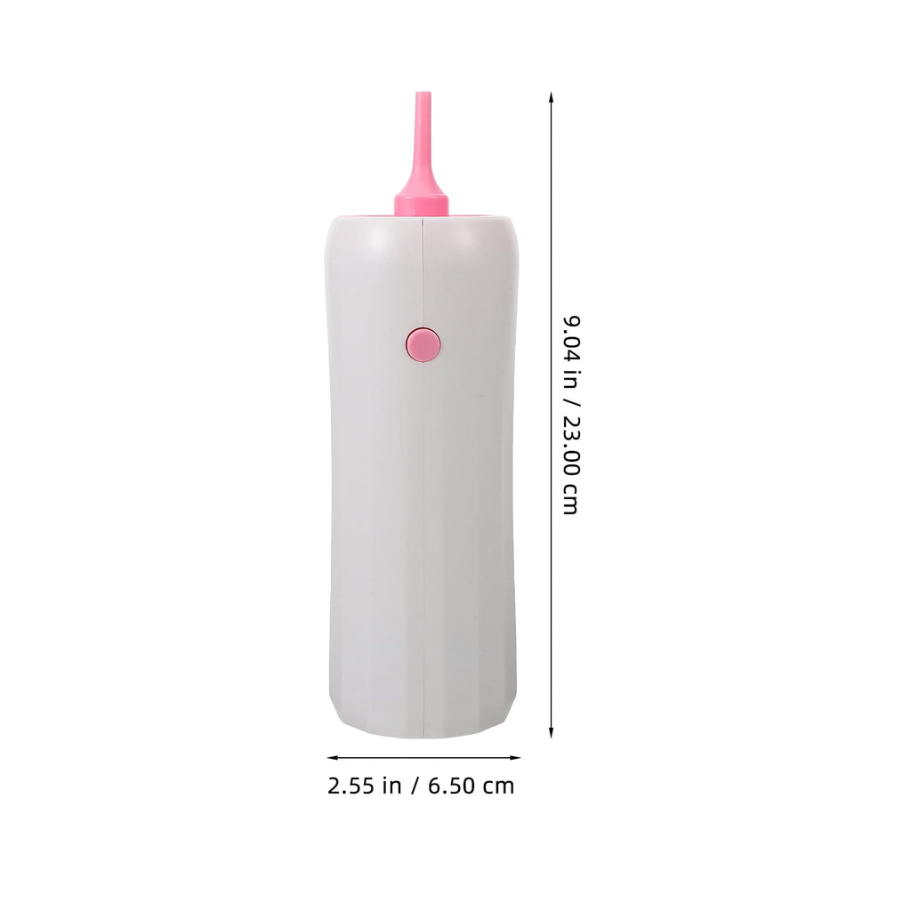 BRIGHTFUFU Electric Balloon Inflator Abs Pink Portable For Parties 1Pcs 9.04X2.55X2.55in