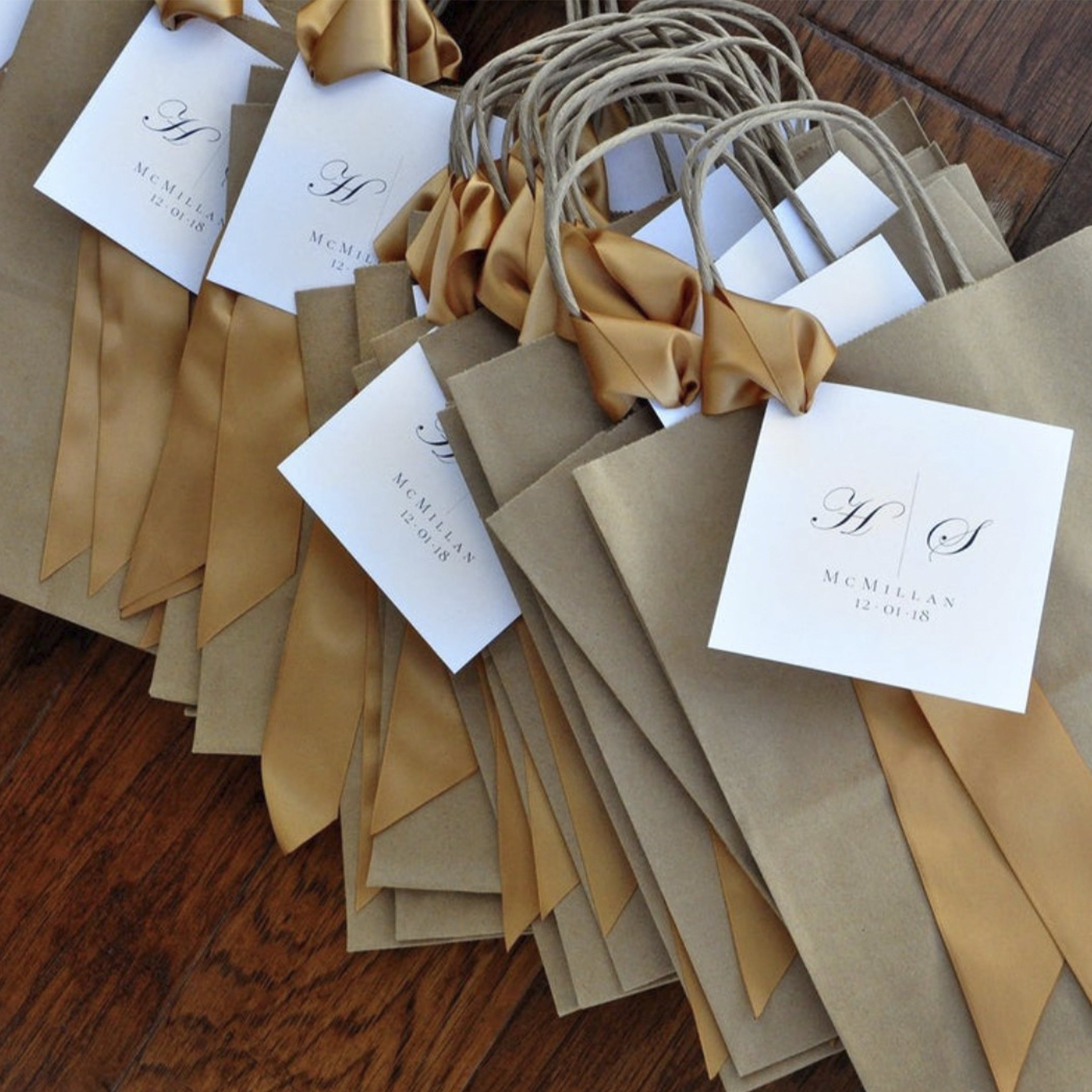 Jet Paper Bags 50 Pcs 10" x 5" x 10H" Brown Kraft Paper Shopping Bag with Twisted Handles - AYLA