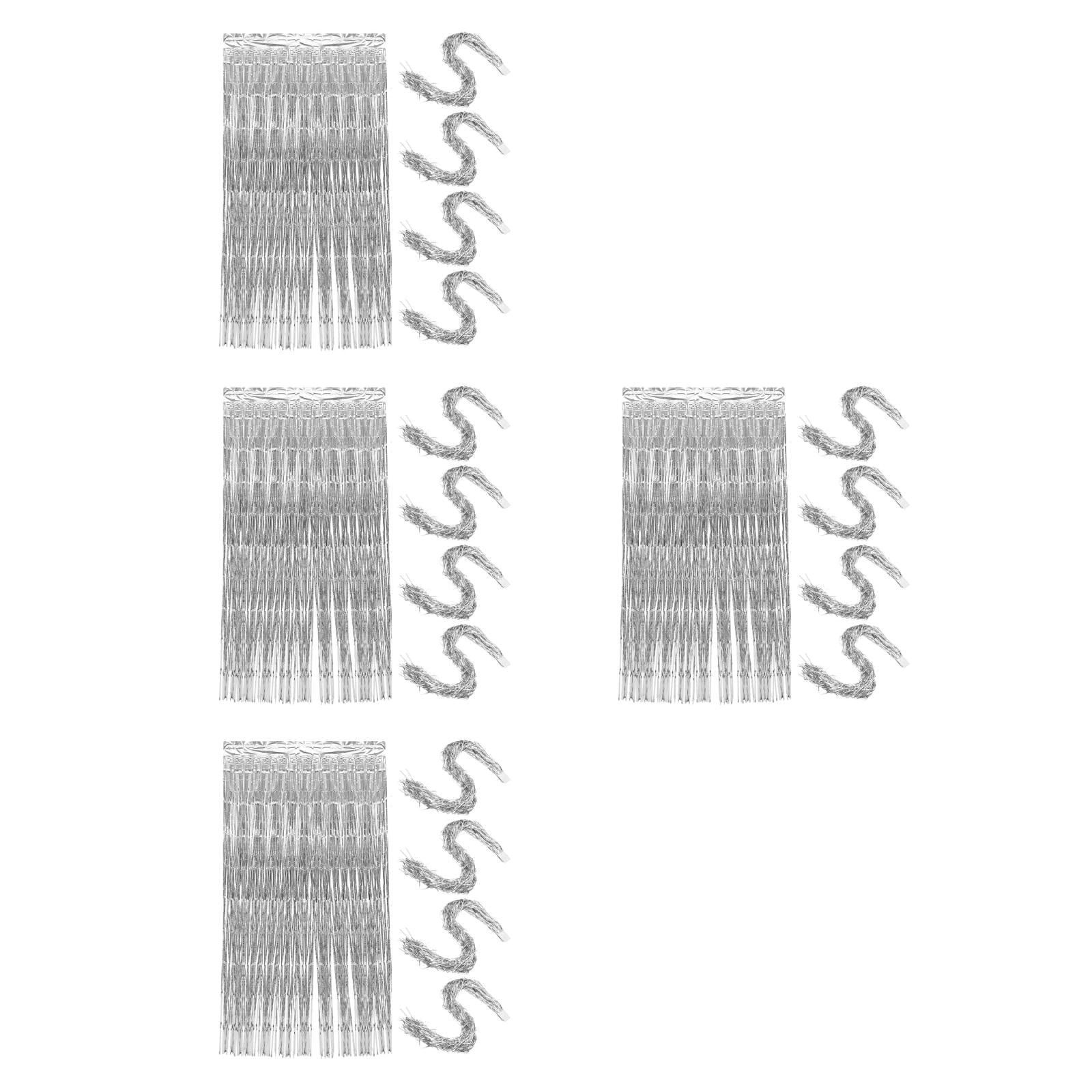 Hemoton 20 pcs Festive Fringe Backdrop Curtains for Photo Booth Backgrounds Wall Decor Streamer Curtain Backdrop for Party