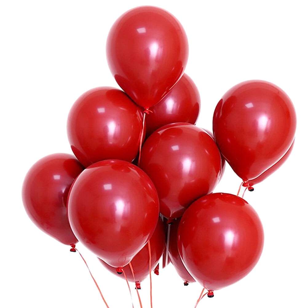 FESTFENDS Decorative Latex Balloons Red 150Pack 9.8x9.8in