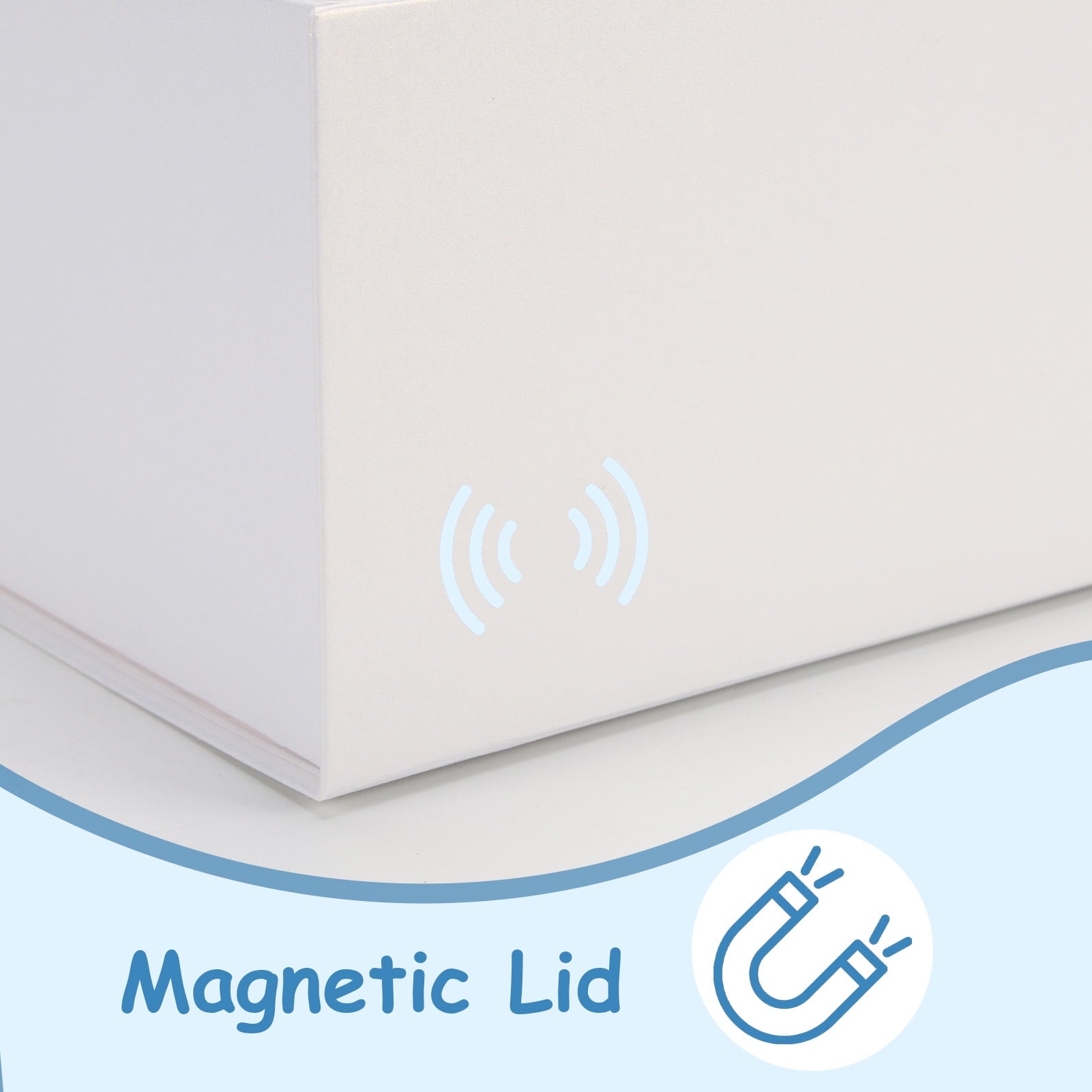 4 Pack Magnetic Closure Boxes Set, 12x9x4 White Gift Box with Lid for Party Festival Birthday