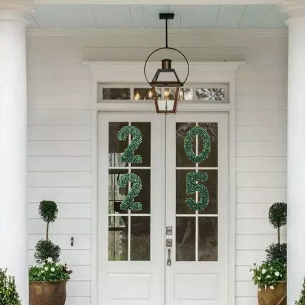 Foqnuq Classes Of 2025 Graduation Decor Hanging Welcome Sign Botanical Design for Outdoor Indoor Use Perfect for Parties and Photo Backdrops