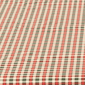 Waverly Inspirations Rectangular Elastic Fitted Table Cover Waterproof Vinyl Tablecloth With Flannel Backing, 6Ft Table, 72" x 30", Gingham Plaid, 4 PK