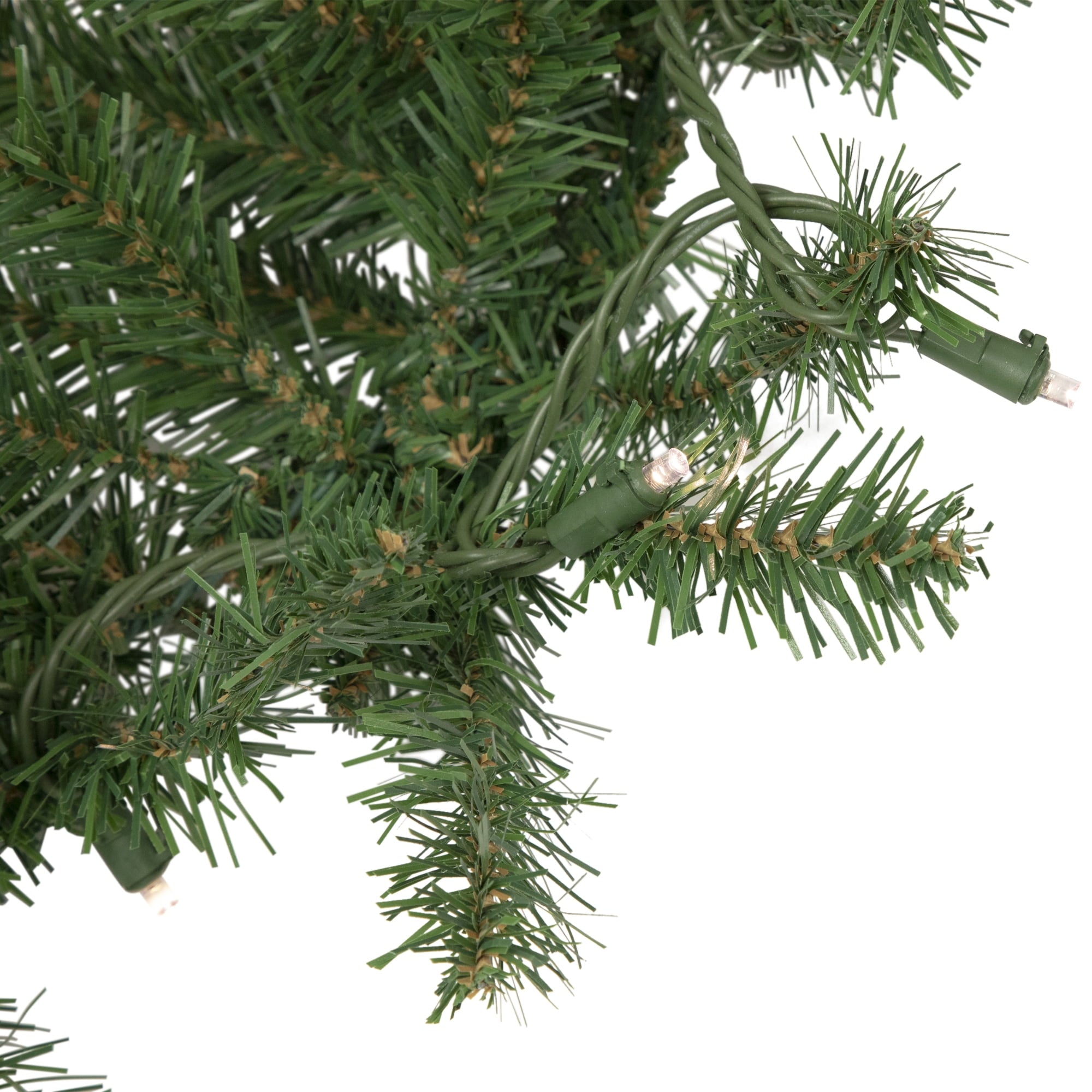 Northlight Pre-Lit Winona Fir Artificial Christmas Garland - 9' x 12" - Warm White LED Lights