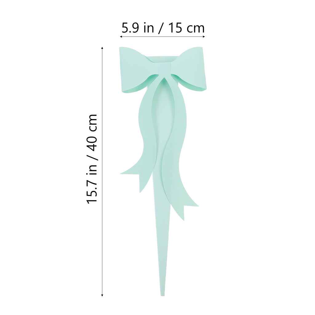 Worgeous  10 Sets Flower Box Packaging Material Paper Bags for Gifts Clear Goodie Green