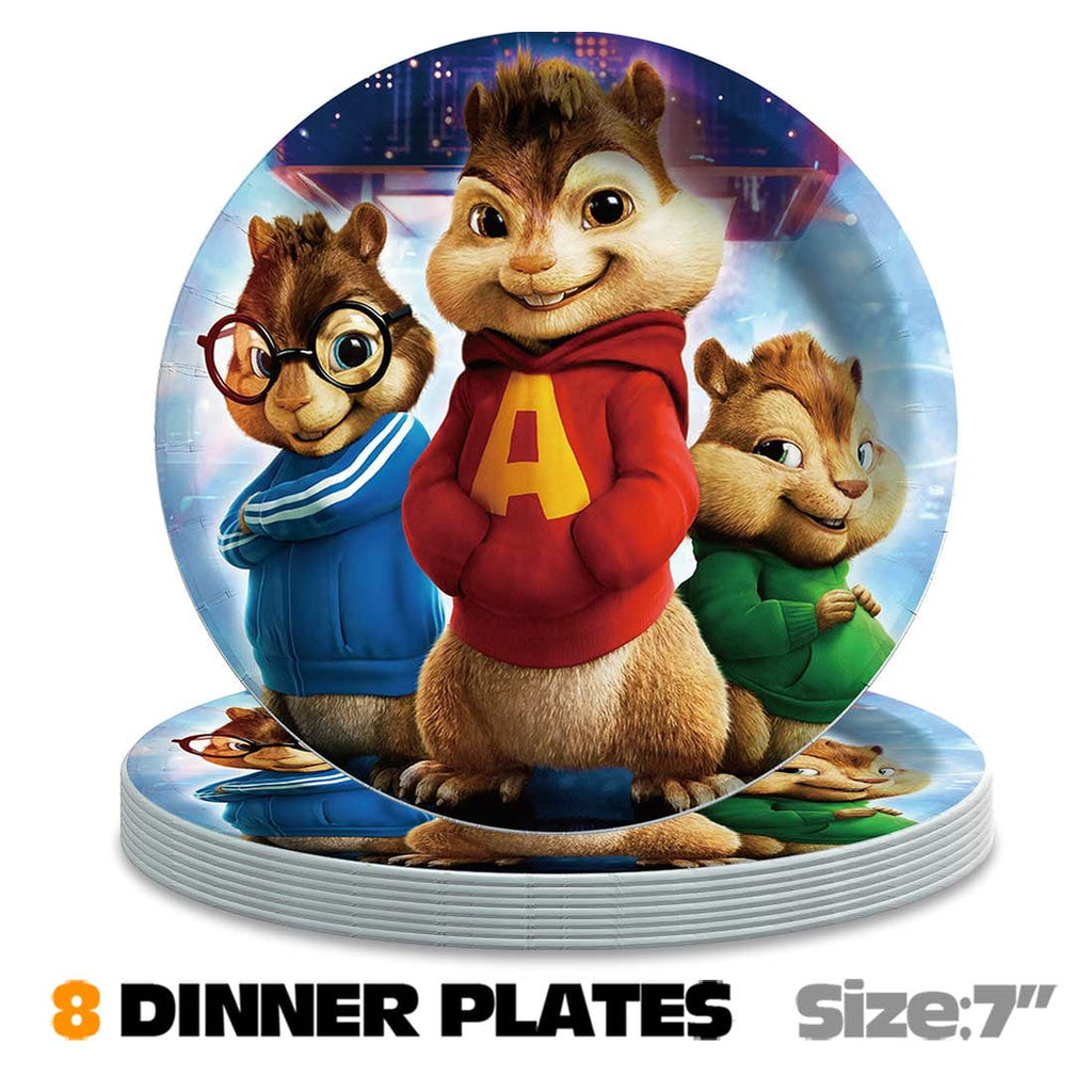 Alvin and The Chipmunks Balloons Party Supplies 1st Decor Tableware Birthday Cake Topper Decorations Banner Backdrop