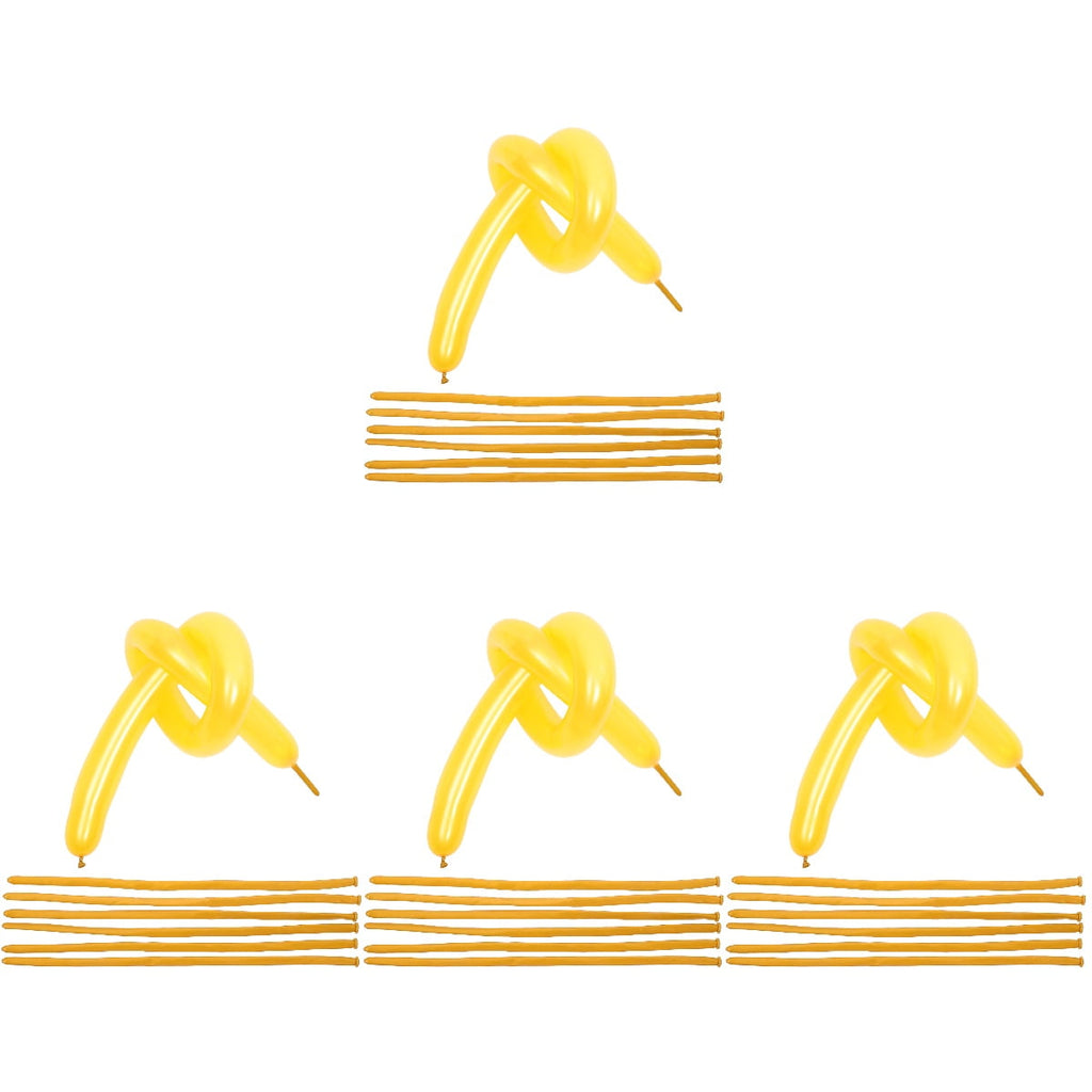 WORGEOUS 400 pcs Strip Shaped Balloons Twisting Balloons Decorative Balloons Wedding Birthday Balloons