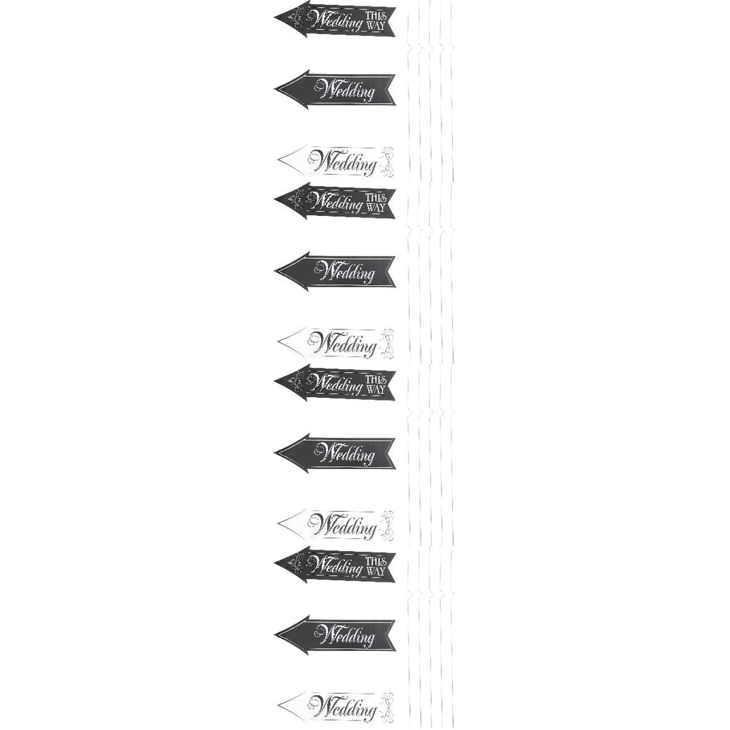 Raindrops 4 Sets Outdoor Wedding Signs DIY Yard Wedding Signs Outside Wedding Decor with Stakes