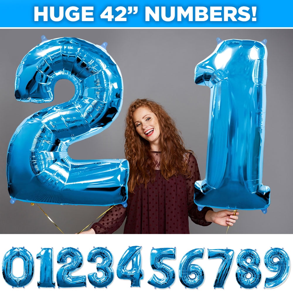 20pc Sonic the Hedgehog Balloons Bouquet Kit - Kids Party Decor Decoration Supplies with 42" Blue Number 8 Balloon - Video Game Birthday Balloons