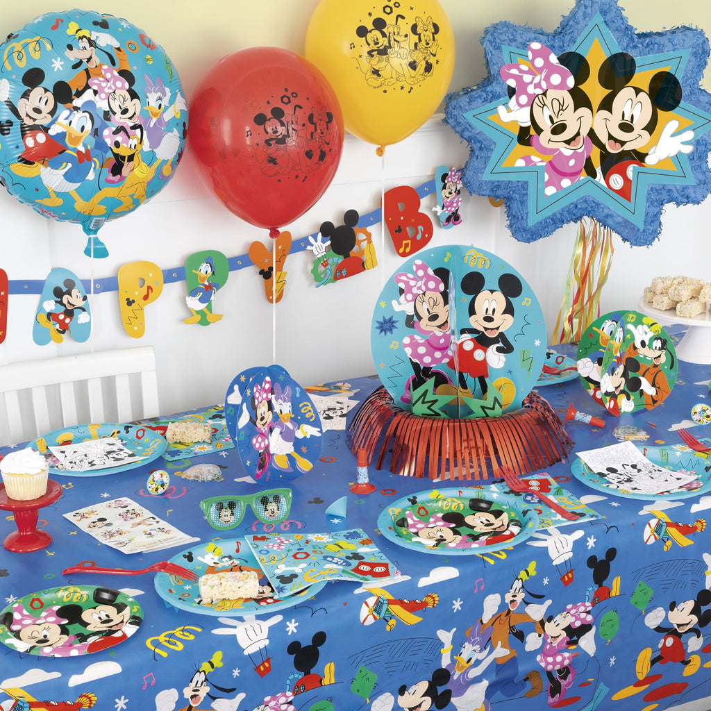 Disney Mickey & Friends Clubhouse Shaped Drum Pull Pinata, 1ct