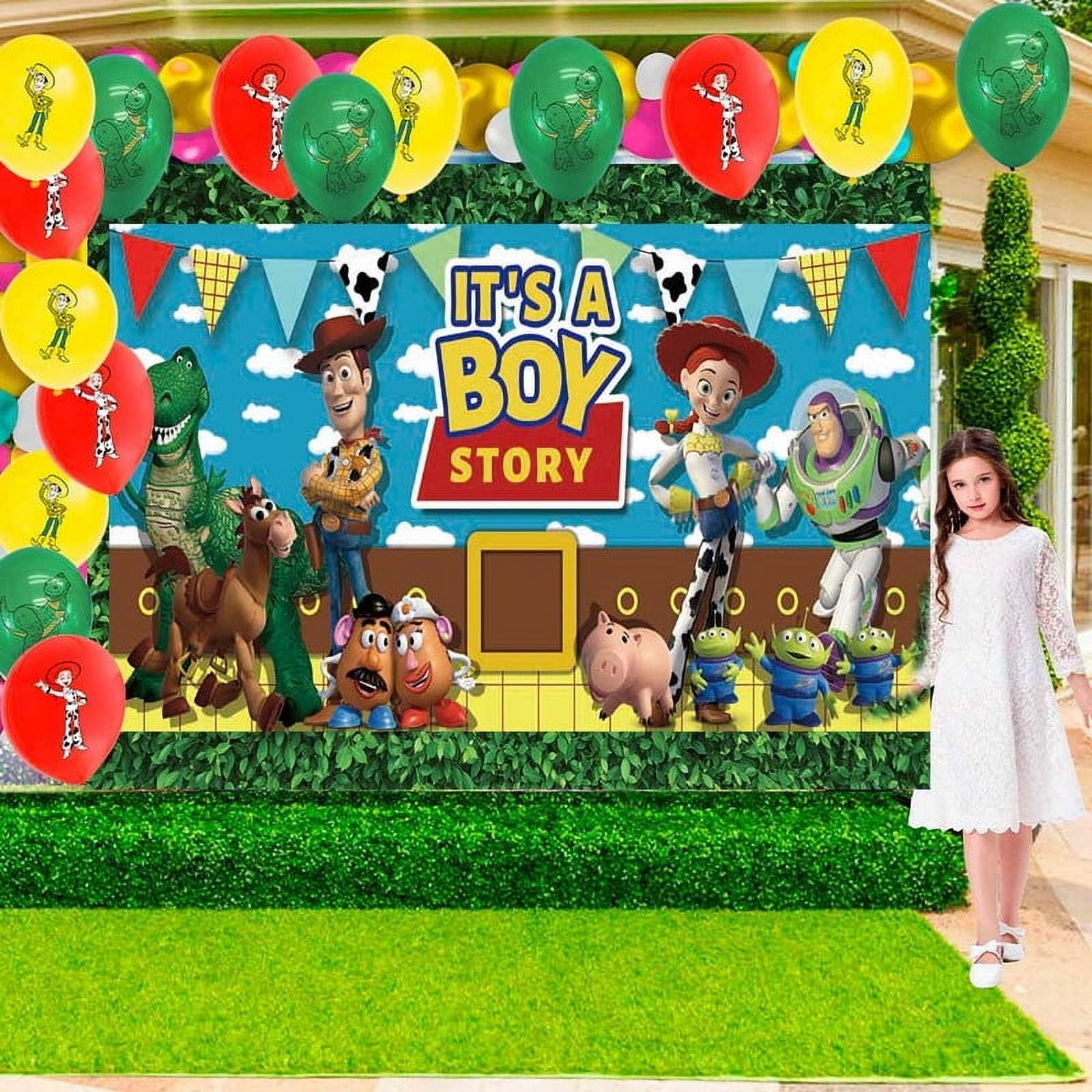 Toy Story Party Supplies Plates Decorations Birthday Cake Topper Banner Decor Backdrop Balloons