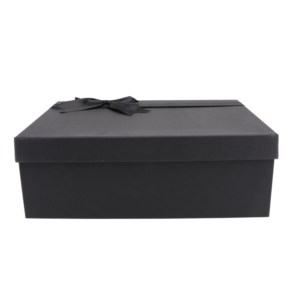 Masteelf Black Gift Box for Wrapping Presents Made of Durable Paper Ideal for Valentine's Day Christmas and More 1 Pc