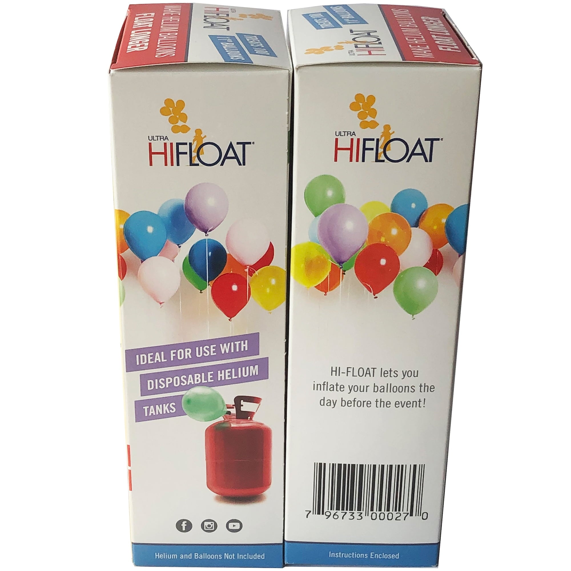 Hi-Float Company Ultra Hi-Float with Pump Balloon Treatment, 16 oz, Multicolor