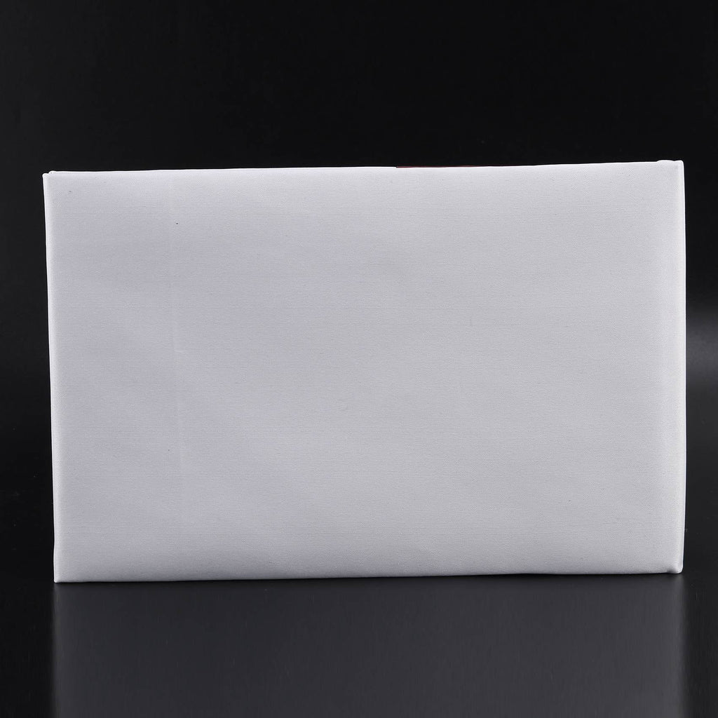 Wedding Guest Book With Pen Holder Sets Satin Bows Signature Book With Diamonds Love Shape For Decorations-Red+White