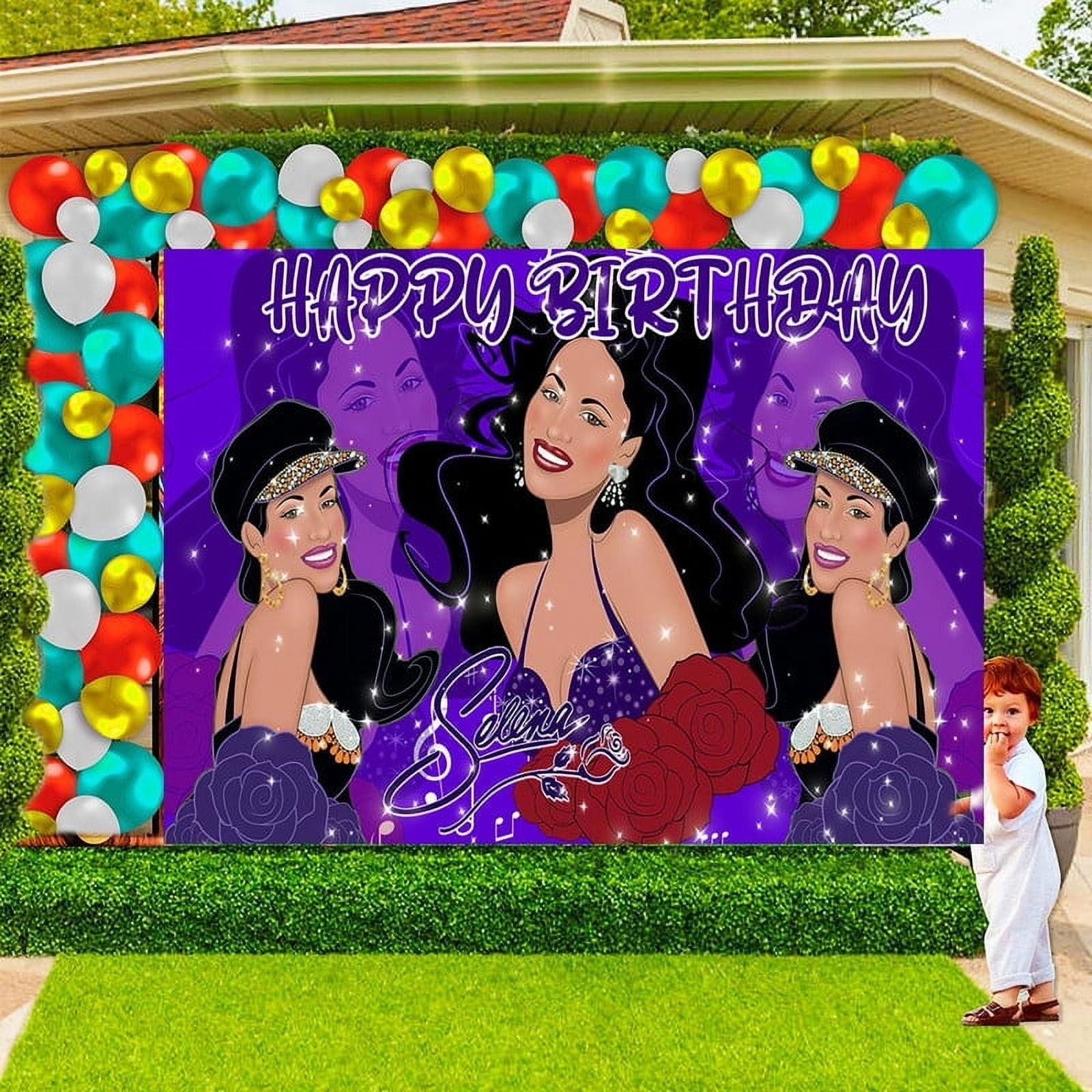 Selena Party Favor Bags Goodie Treat Decorations Candy Supplies Birthday Cake Topper Backdrop Banner