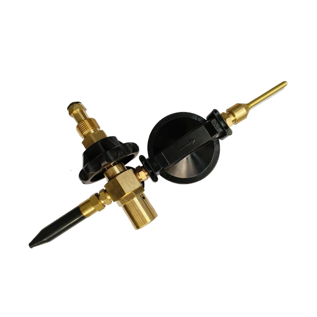 Osdhezcn Helium Balloon Filler for CGA580 Tank Valves Helium Balloon Inflator Regulator