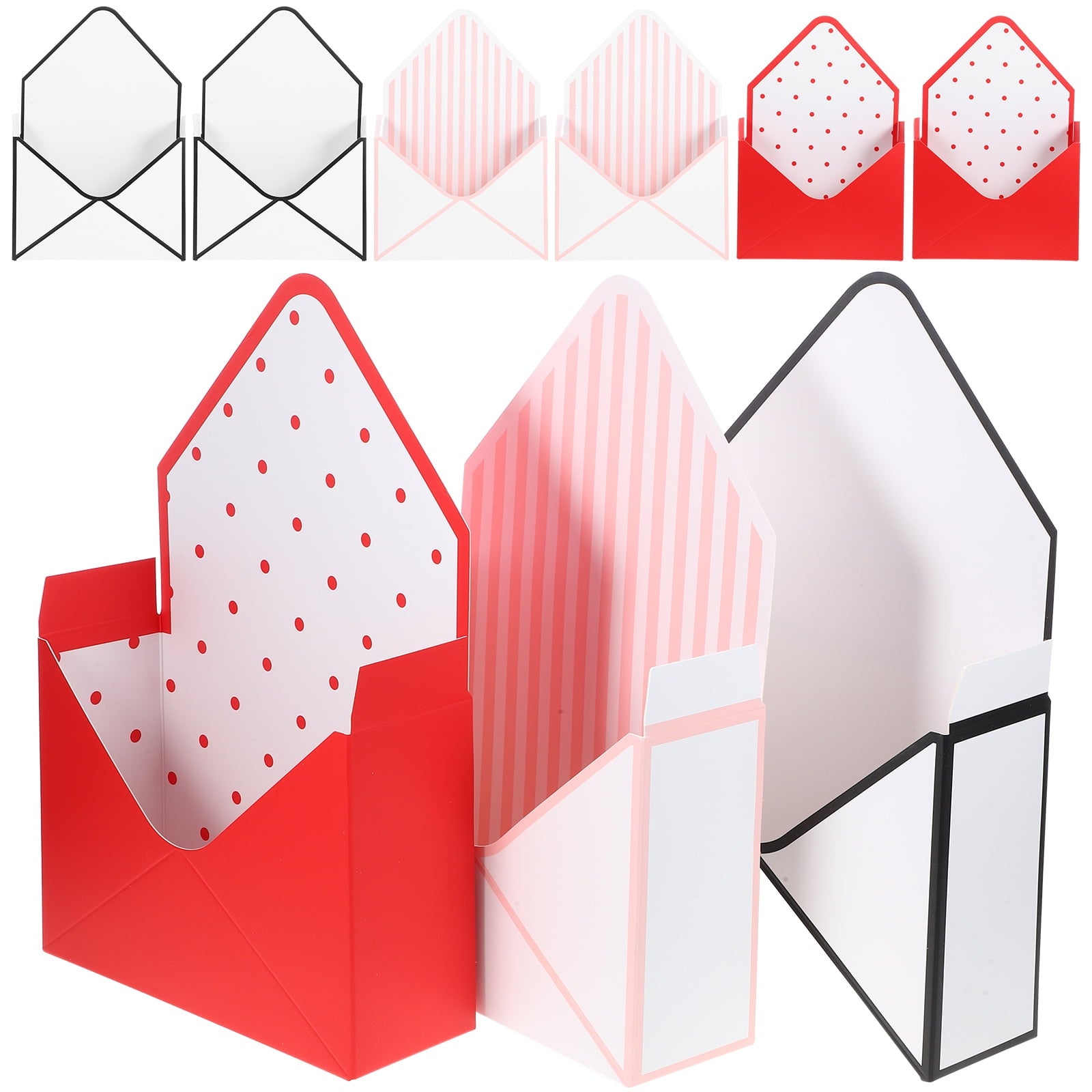 WHAMVOX 9Pcs Flower Packaging Boxes Bouquet Wrapping Storage Box Florist Gift Paper Box