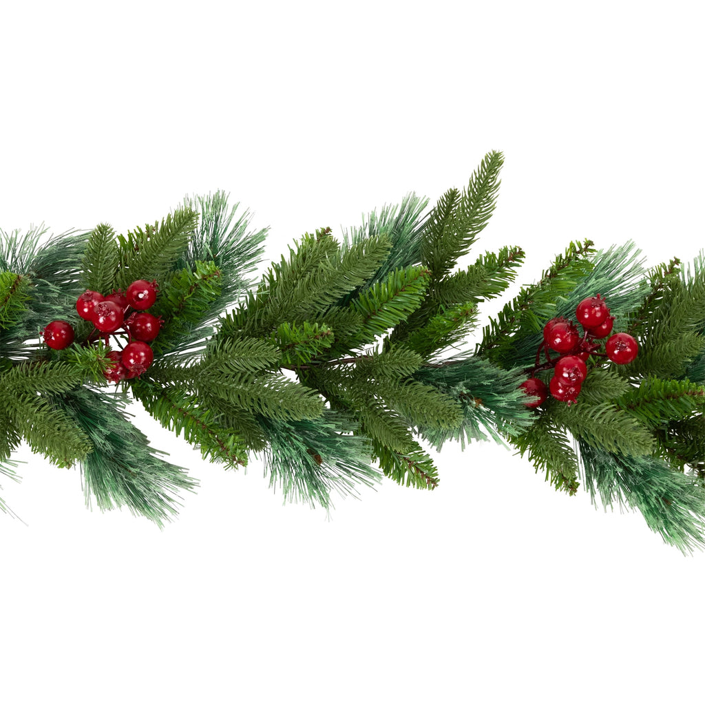 Northlight Calloway Fir with Berries Artificial Christmas Garland - 7' x 12" - Unlit